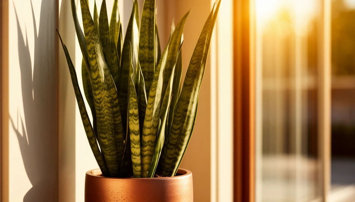 Dlaczego warto postawić doniczkę z sansewierią tuż przy drzwiach wejściowych