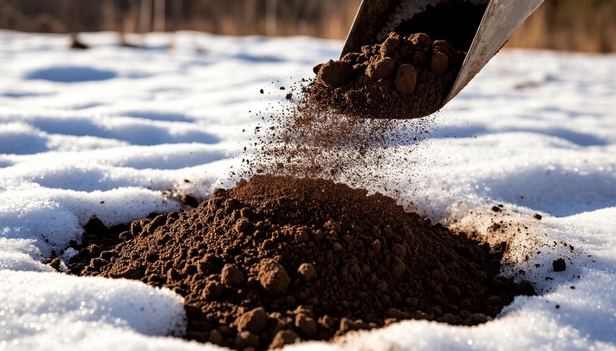 Dlaczego doświadczeni ogrodnicy sypią mączkę dolomitową bezpośrednio na śnieg
