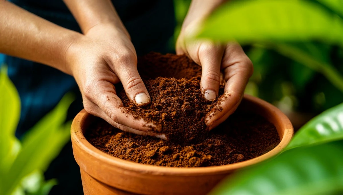 Dlaczego doświadczeni ogrodnicy zawsze mieszają fusy z kawy z ziemią