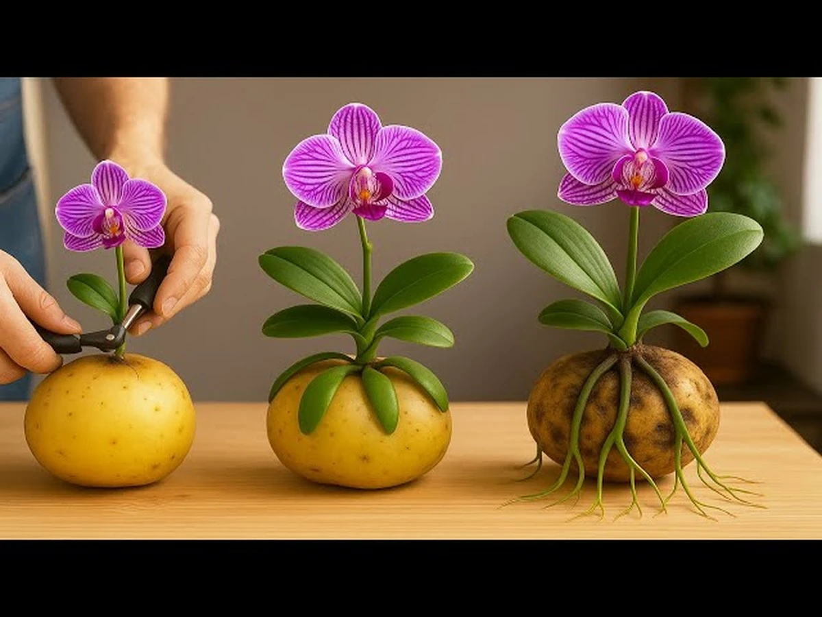 Dlaczego doświadczeni floryści wkładają ziemniaka do doniczki z orchideą - image 1