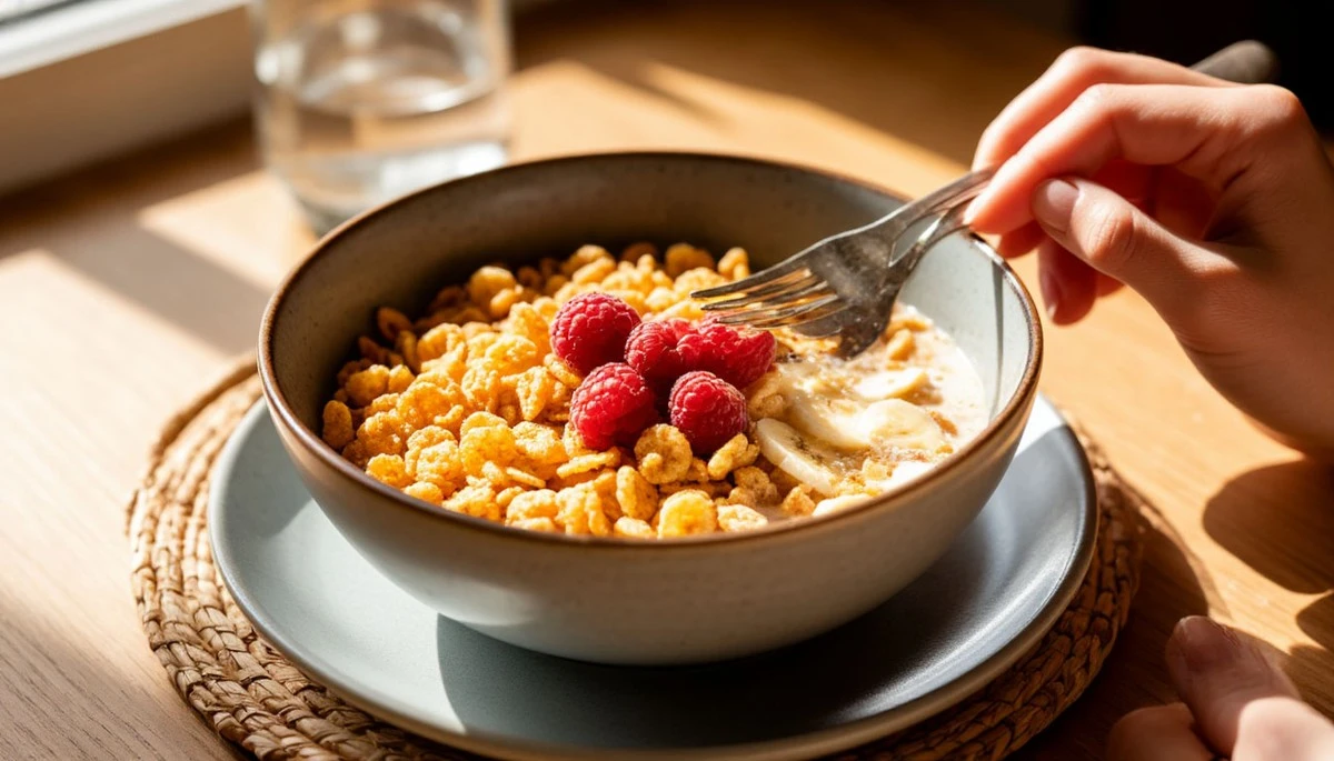 Dlaczego brytyjscy eksperci od etykiety jedzą płatki śniadaniowe widelcem