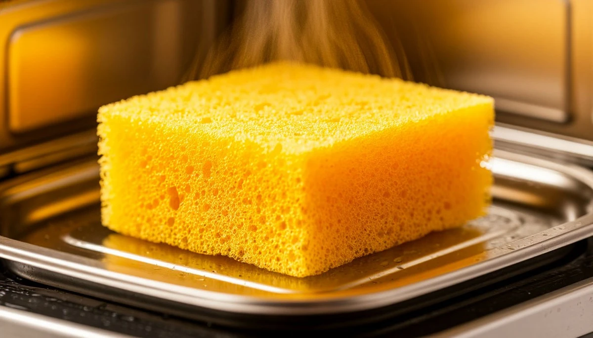 Dlaczego doświadczone gospodynie zawsze wkładają mokrą gąbkę do mikrofalówki