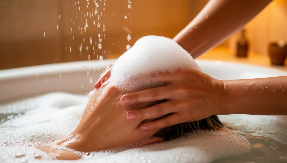 Dlaczego warto myć włosy dwukrotnie podczas jednej kąpieli