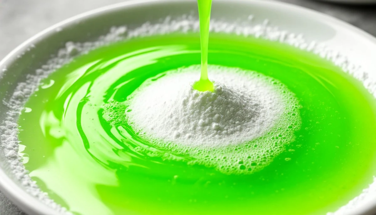 Biały proszek z obiadu — wrzuć go do płynu, a osad zniknie