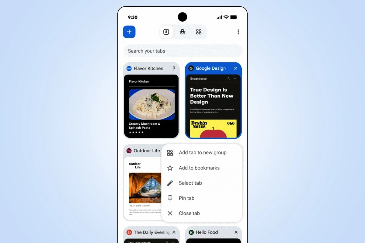 dlaczegochromen-extra-1.webp Dlaczego Chrome na Androidzie ma teraz niebieską ikonę pinezki? 5 zmian - image 1
