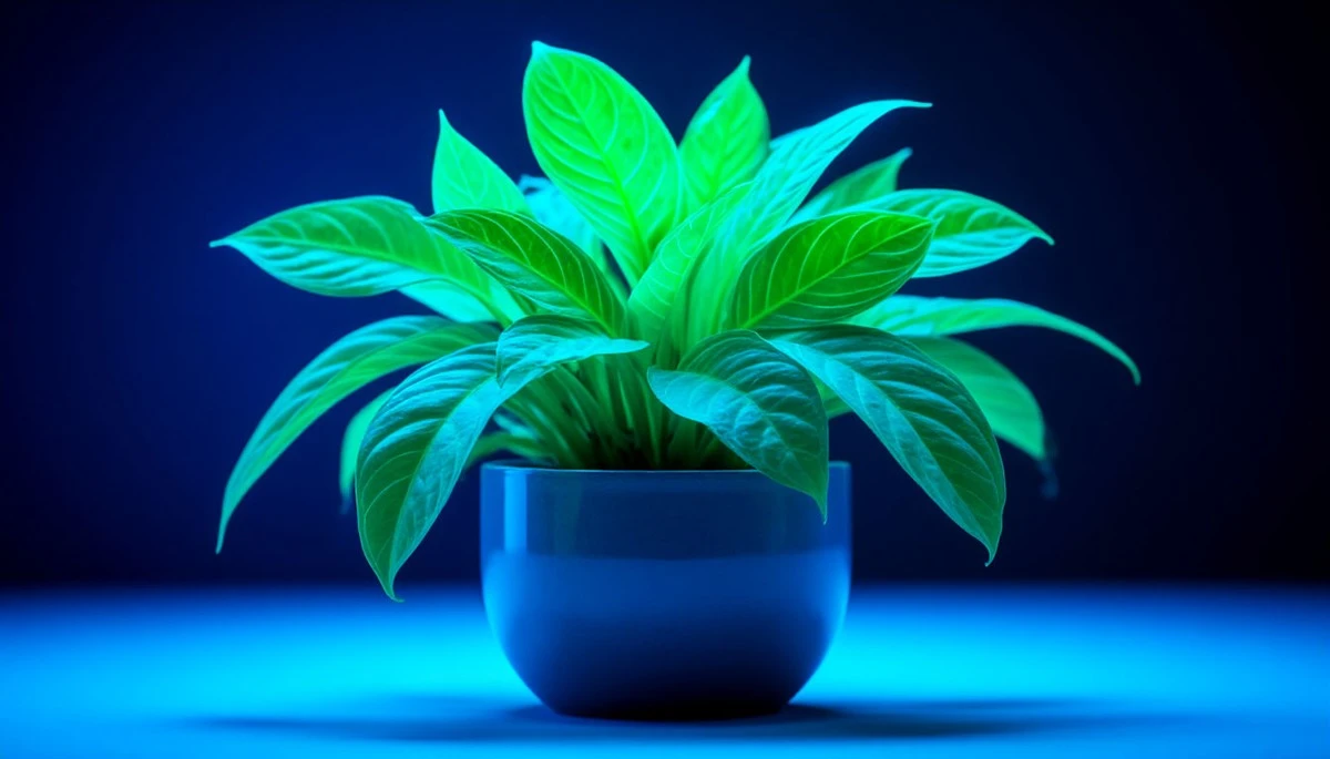 Dziwna niebieska kropla w doniczce: Ta roślina czyści powietrze 30x silniej