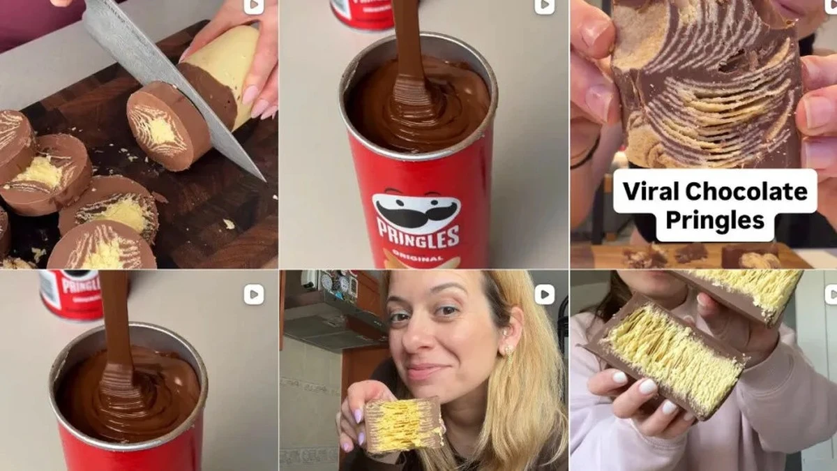 Dlaczego wkładanie czekolady do tuby po chipsach Pringles stało się nowym hitem w sieci