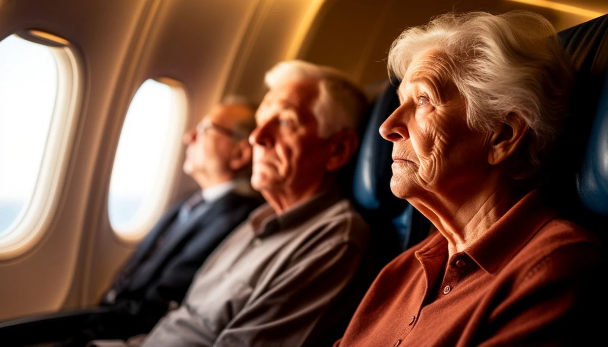 Dlaczego seniorzy nie powinni siedzieć obok siebie w samolocie