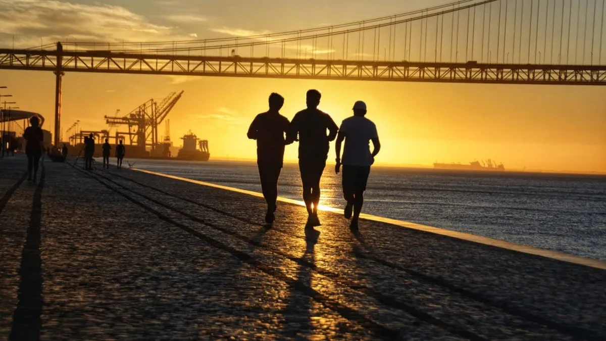 Dlaczego biegacze w Lizbonie zawsze wybierają trasę w Belém tuż przed zachodem słońca