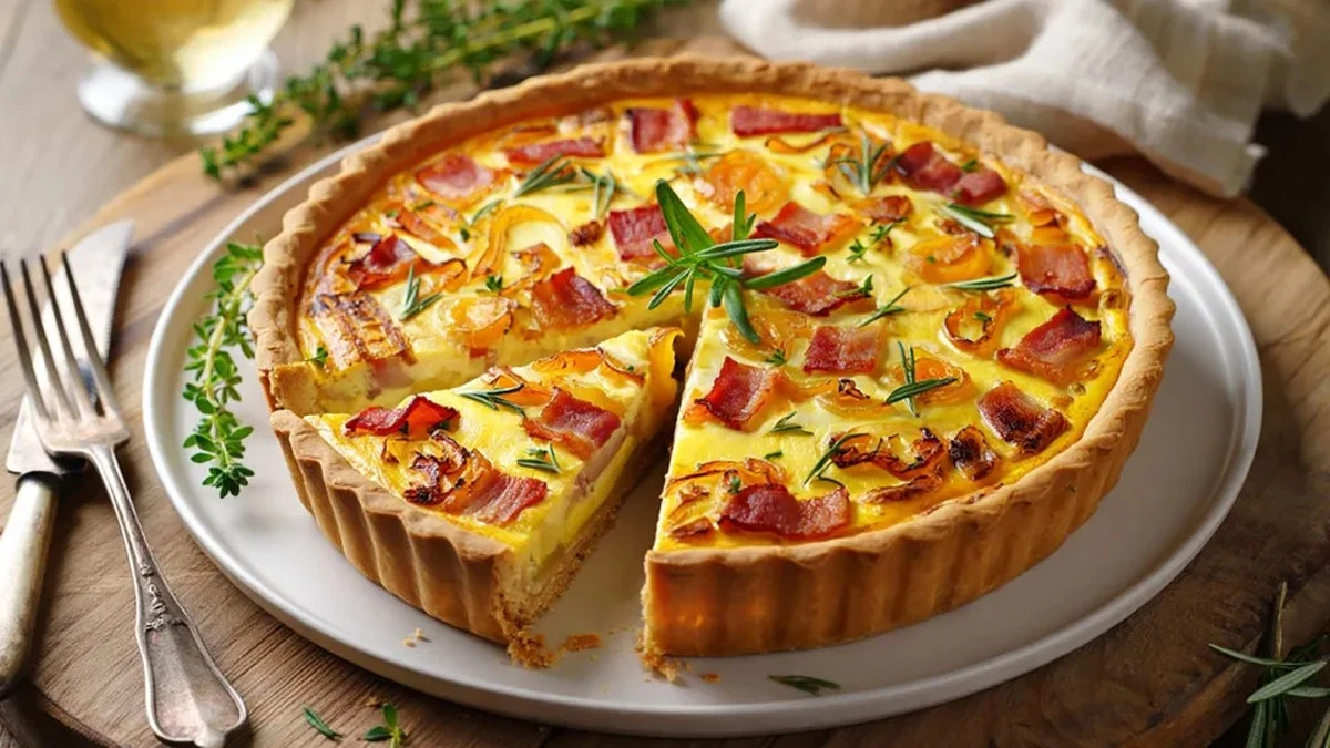 Dlaczego prawdziwy quiche lorraine nie zawiera ani grama sera