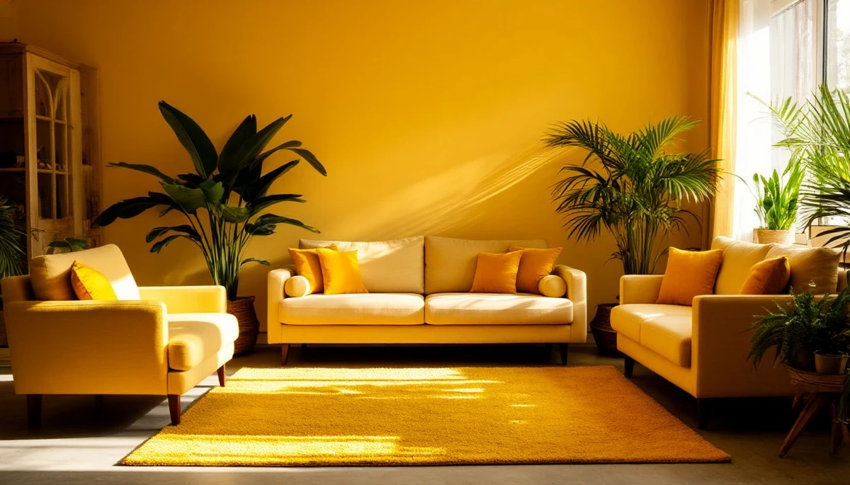 Dlaczego warto położyć żółty dywan w słońcu i co to zmienia w Twoim domu